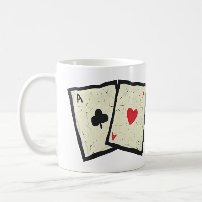 A Pair Of Aces Coffee Mug (Left)