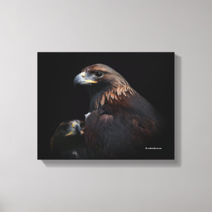 A Pair of Beautiful Golden Eagles Canvas Print