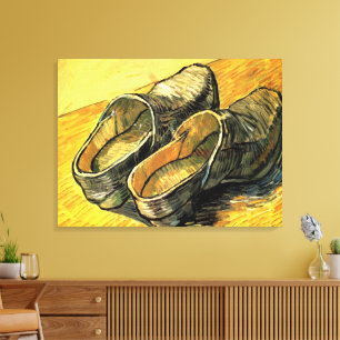 A Pair of Leather Clogs by Vincent van Gogh Canvas Print