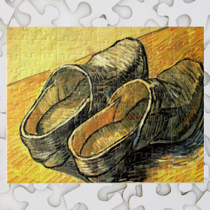 A Pair of Leather Clogs by Vincent van Gogh Jigsaw Puzzle
