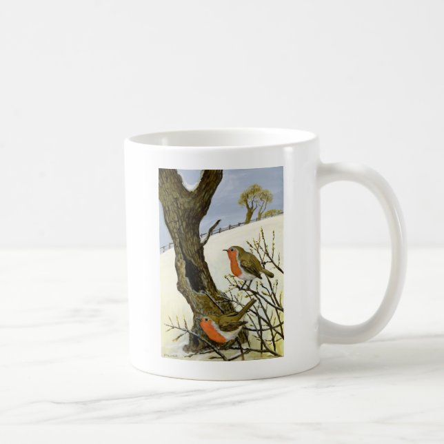 A Pair of Robins Coffee Mug (Right)