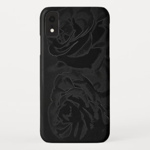 A pair of roses in black iPhone XR case