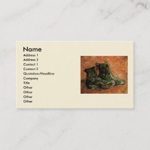 A Pair of Shoes by Vincent van Gogh Business Card