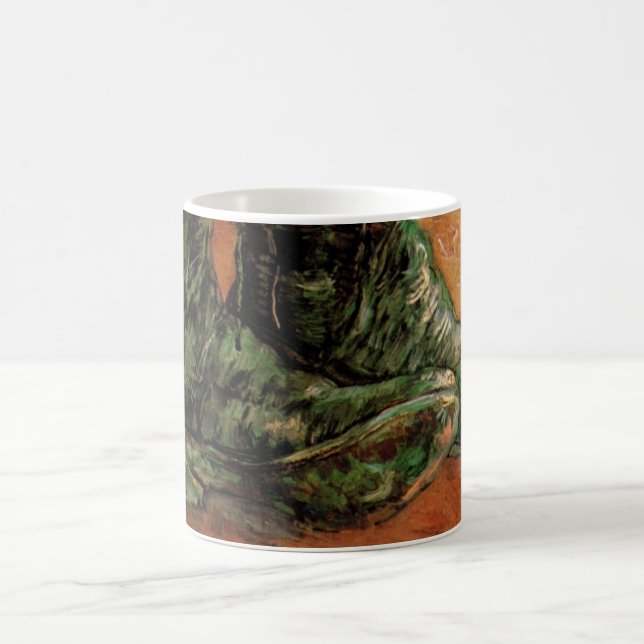 A Pair of Shoes by Vincent van Gogh Coffee Mug (Center)