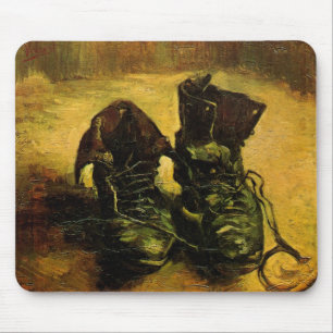 A Pair of Shoes by Vincent van Gogh Mouse Pad