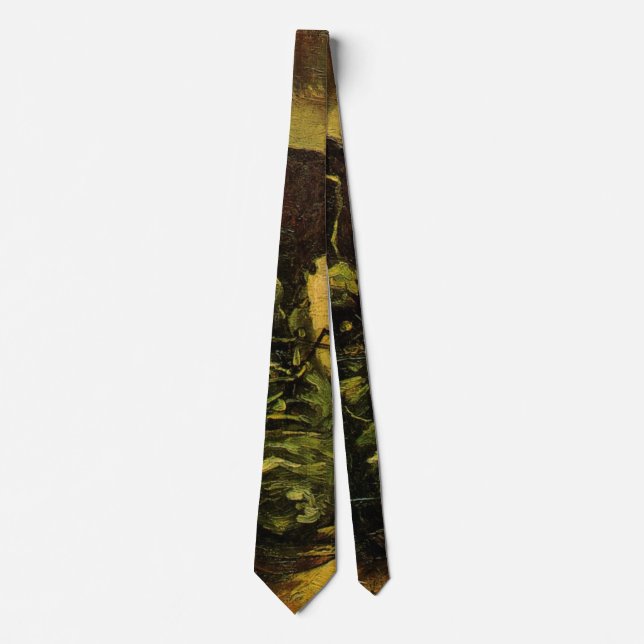 A Pair of Shoes by Vincent van Gogh Tie (Front)
