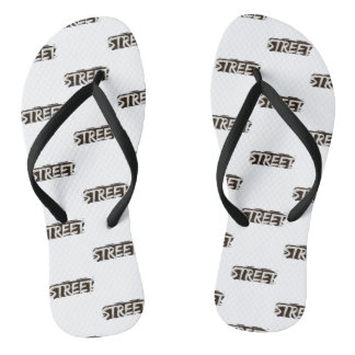 A pair of white Slipers Flip Flops