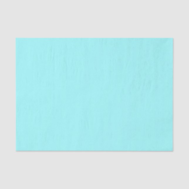 A Pale Cool Cyan Blue Tissue Paper (Front)