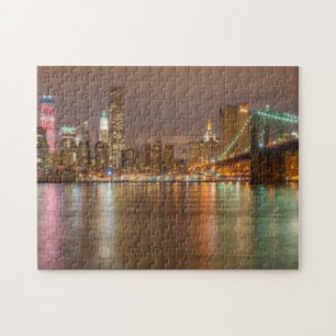 A panorama of the New York City skyline Jigsaw Puzzle