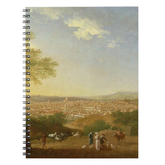A Panoramic View of Florence from Bellosguardo, 17 Notebook (Front)