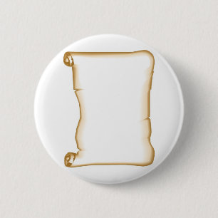 A Parchment Scroll 2 Inch Round Button