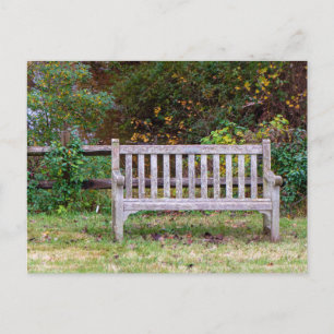 A Park Bench Postcard