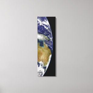 A partial view of Earth showing Australia Canvas Print