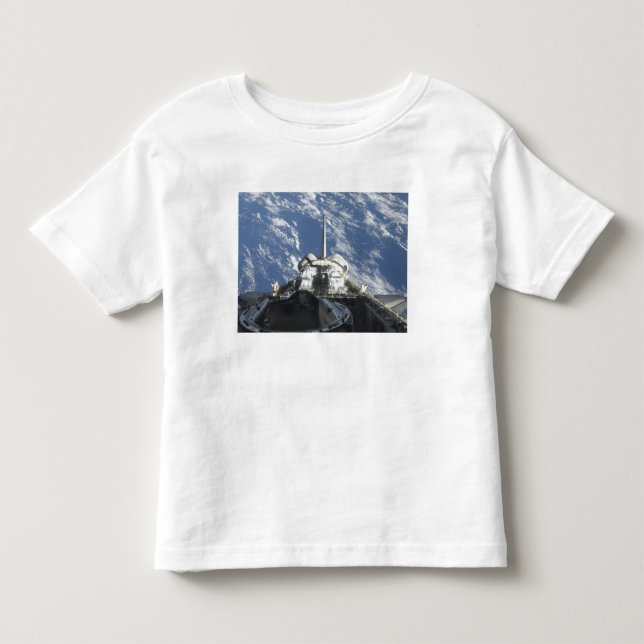 A partial view of Space Shuttle Atlantis Toddler T-shirt (Front)