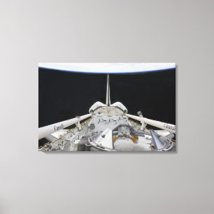 A partial view of Space Shuttle Canvas Print