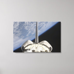 A partial view of Space Shuttle Endeavour Canvas Print