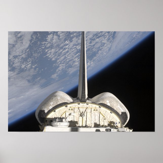 A partial view of Space Shuttle Endeavour Poster (Front)