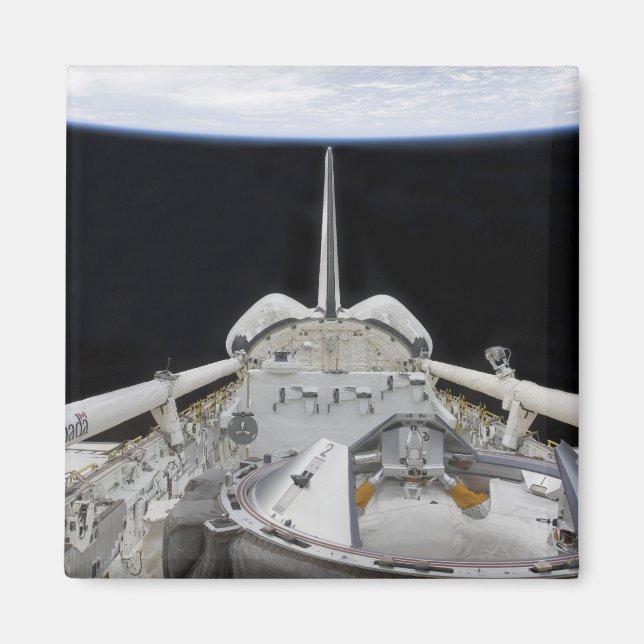 A partial view of Space Shuttle Magnet (Front)