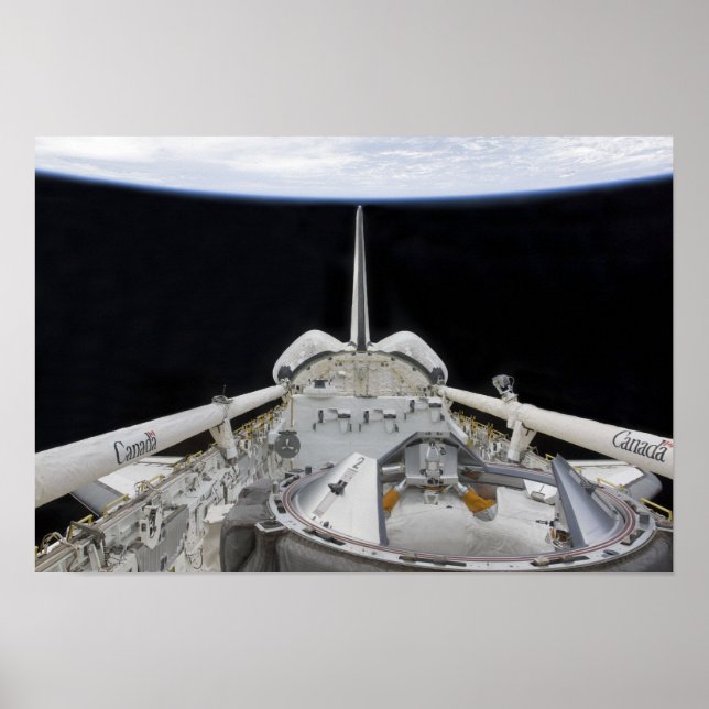 A partial view of Space Shuttle Poster (Front)