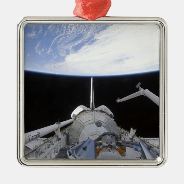 A partial view of the Tranquillity node Metal Ornament (Front)