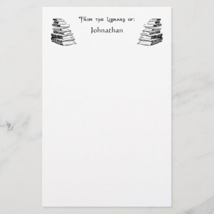 À partir de la bibliothèque de livres papeterie pe