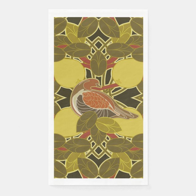 A Partridge In A Pear Tree Guest Towel Napkin (Front)