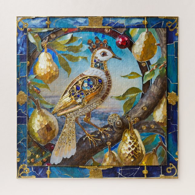 A Partridge in a Pear Tree Jigsaw Puzzle (Vertical)