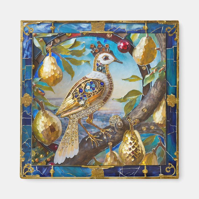 A Partridge in a Pear Tree Magnet (Front)