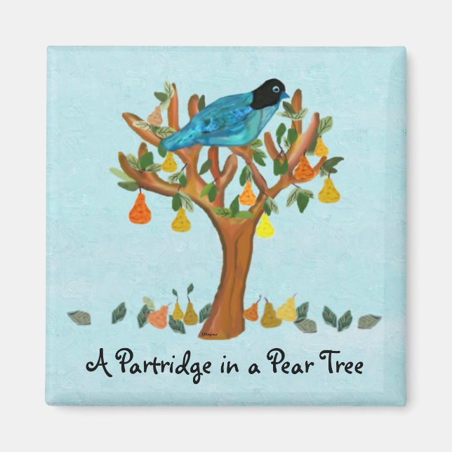 A Partridge in a Pear Tree Magnets (Front)