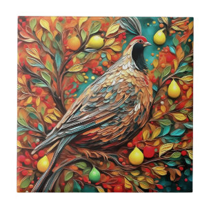 A Partridge In A Pear Tree Tile