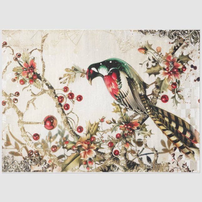 A Partridge in a Pear Tree Tissue Paper (Front)