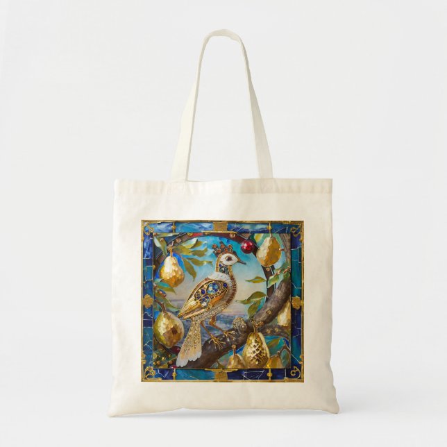 A Partridge in a Pear Tree Tote Bag (Front)