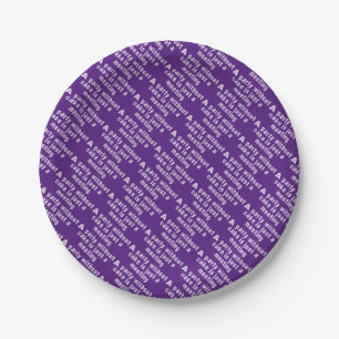 A Party Without Cake Is Just A Meeting Paper Plate