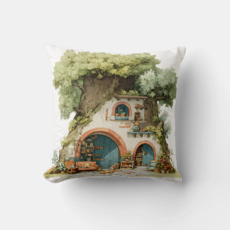 A passionate graphic designer, Aimazing crafts vis Throw Pillow