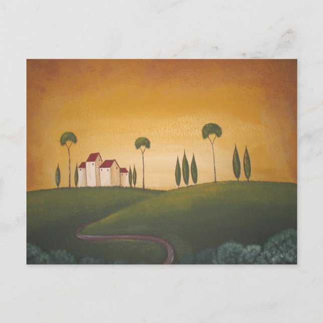 A Path In Tuscany Postcard (Front)