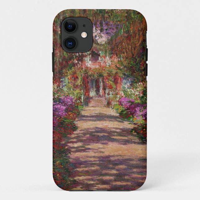 A Pathway in Monet's Garden, Giverny, iPhone4 Case (Back)