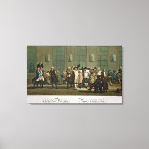 A Patriot's Coffee House Canvas Print