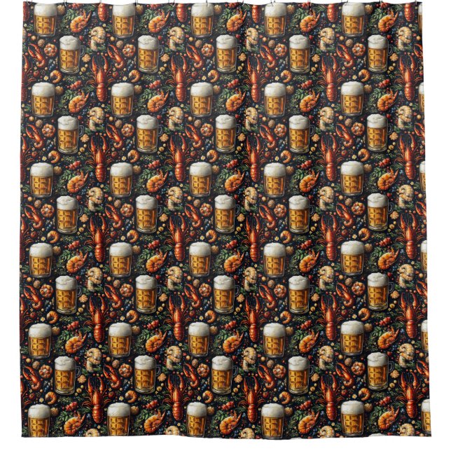 A pattern for beer and seafood lovers. (Front)