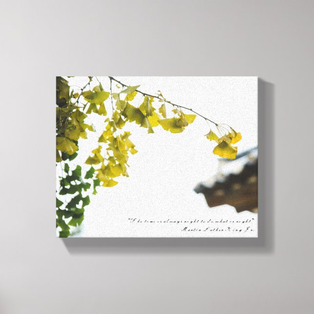 A peaceful autumn afternoon canvas print (Front)