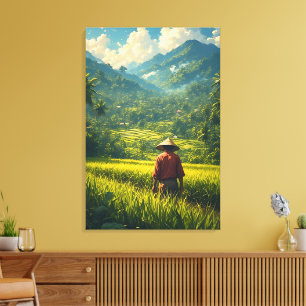 A Peaceful Harvest Canvas Print