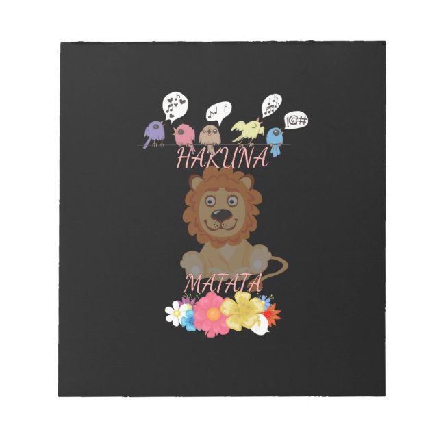 A Peaceful Kingdom: A Lion's Peaceful Moment Notepad (Front)