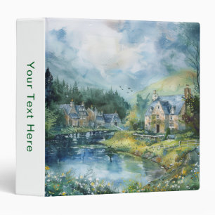 A Peaceful Scottish Village Binder