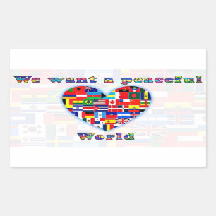 A Peaceful World Sticker