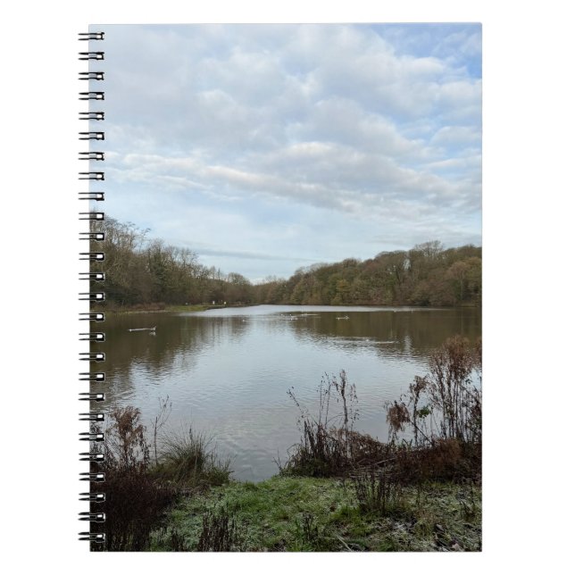 A peacful lake.. notebook (Front)