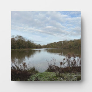 A peacful lake.. plaque