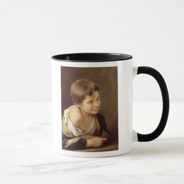 A Peasant Boy Leaning on a Sill, 1670-80 Mug (Right)