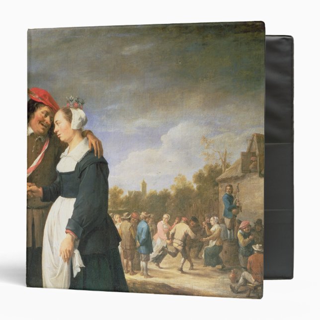 A Peasant Wedding, 1648 Binder (Front/Inside)