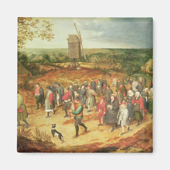 A Peasant Wedding Magnet (Front)