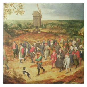 A Peasant Wedding Tile