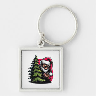 A Peek-A-Boo Christmas Keychain